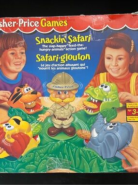 Fisher-Price Snackin' Safari Animal Game, Complete.